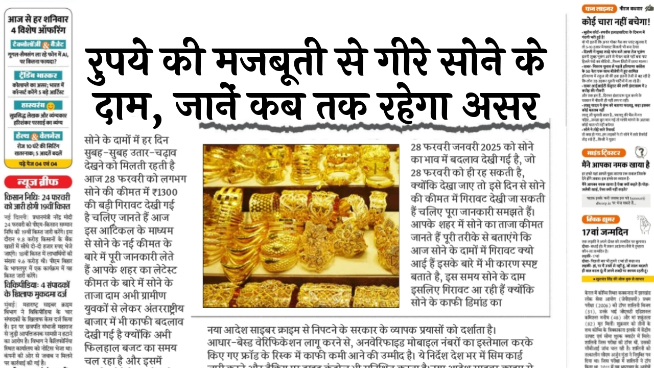 Gold Price Impact